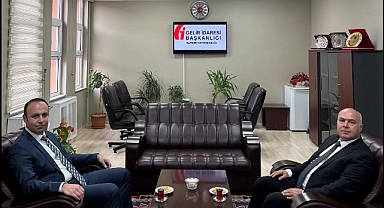 Başsavcı Yılmaz'dan Defterdarlığa ziyaret