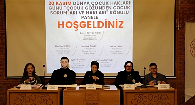 Çocuk panelistler haklarını savundular