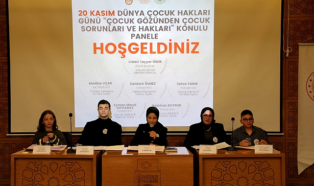 Çocuk panelistler haklarını savundular