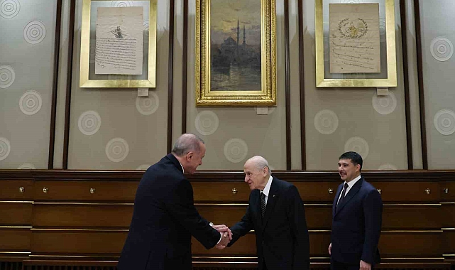Cumhurbaşkanı Erdoğan, MHP Genel Başkanı Bahçeli ile görüştü