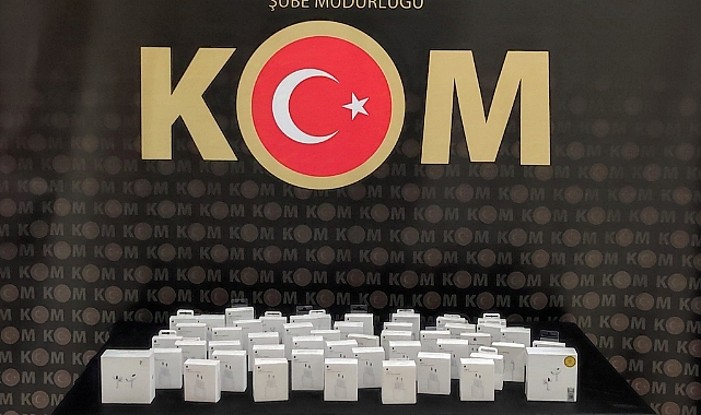 Kaçak elektronik eşya ele geçirildi