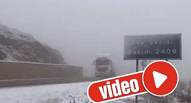 Kop’ta kalan şoförlerden Karayollarına tepki!