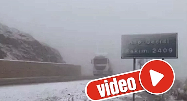 Kop’ta kalan şoförlerden Karayollarına tepki!