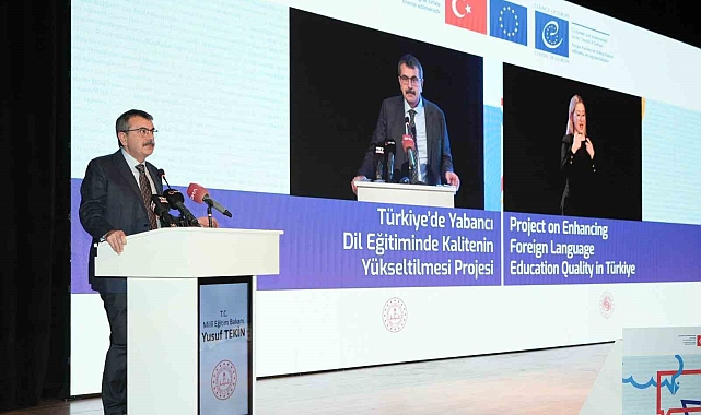 Bakan Tekin: "Türkiye'deki yabancı dil öğretiminin de ciddi bir şekilde farklılaşacağına inanıyorum"