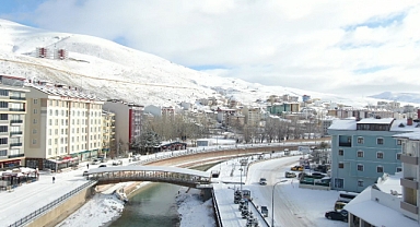 Bayburt'tan kış manzaraları