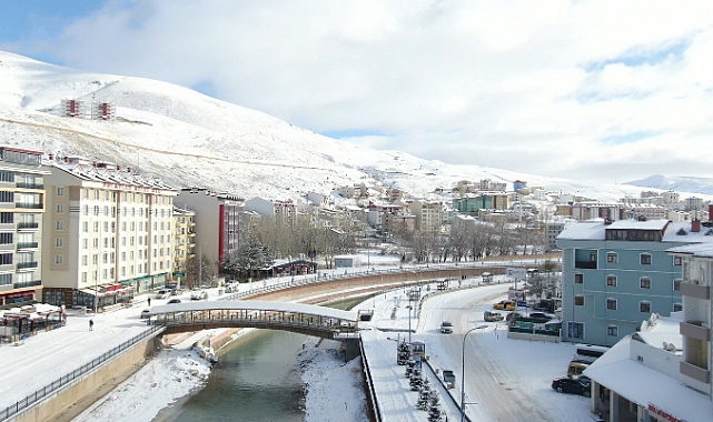 Bayburt'tan kış manzaraları