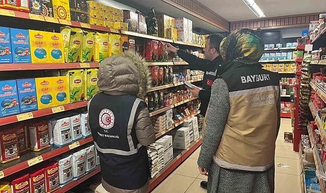 Bayburt'ta fahiş fiyatlara yönelik denetimler yapıldı