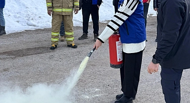 Gençlik Merkezi’nde yangın tatbikatı yapıldı