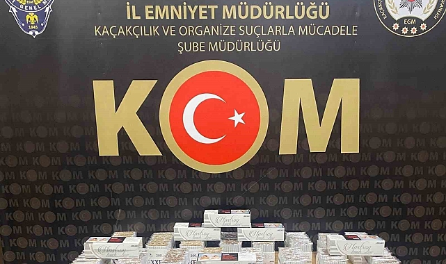 Gümüşhane'de kaçak tütünle doldurulmuş 6 bin 450 adet dolu makaron ele geçirildi