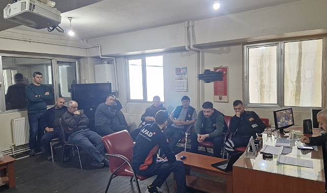 İtfaiye personeline eğitim verildi