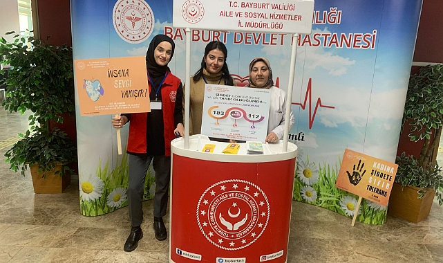Kadına şiddete hayır!