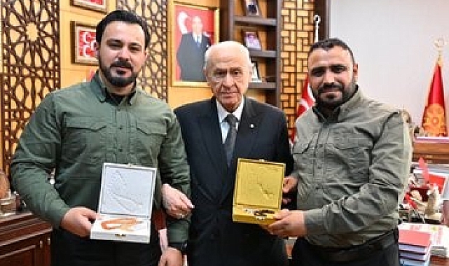MHP Genel Başkanı Bahçeli, Suriye'den gelen heyeti kabul etti