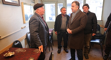 Vali Eldivan Kasaplar Çarşısı’nı ziyaret etti