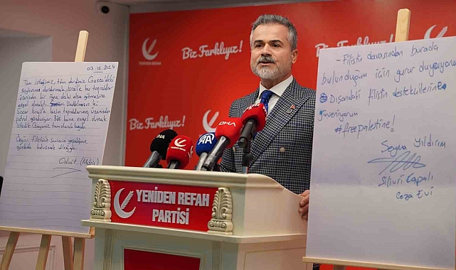 Yeniden Refah Partisi Genel Başkan Yardımcısı Kılıç: "Türkiye'de geçerli asgari ücret 35 bin lira olmalıdır"