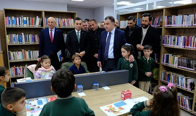 Yenilenen Halk Kütüphanesi’nin açılışı gerçekleşti