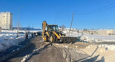 Yurtlar bölgesinde de çalışma başlatıldı