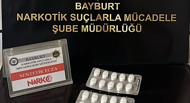 Bayburt’ta sentetik hap ele geçirildi!