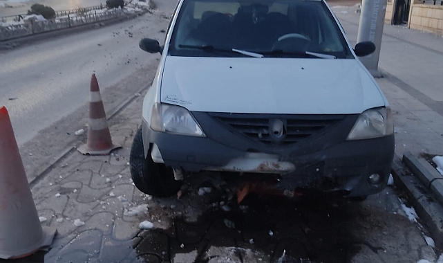 Cumhuriyet Caddesi’nde trafik kazası!