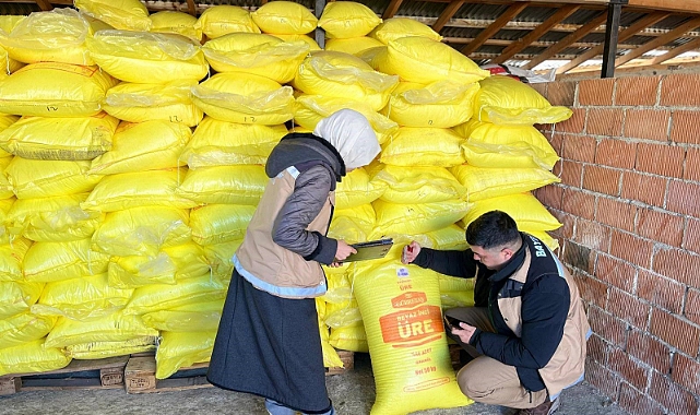 Bayburt'ta gübre denetimleri yapıldı