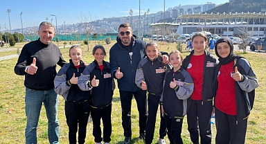 Gökçedere Şehit Samet Akdeniz İmam Hatip Ortaokulu kros takımlarından çifte başarı