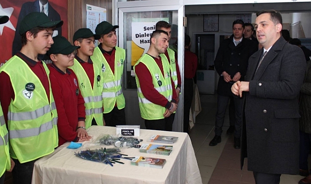 Öğrenciler mobil uygulamaları tanıttı