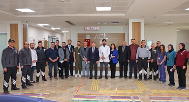 Vali Eldivan hastaneyi ziyaret etti