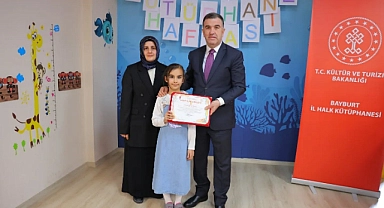 Bayburt'ta Kütüphane Haftası etkinlikleri
