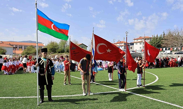 Kardeş ülke Azerbaycan'dan Çameli'ye 23 Nisan ziyareti