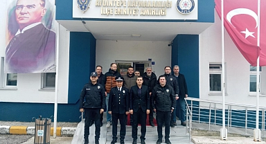 Kaymakam Böçkün, Emniyet Amirliği’ni ziyaret etti