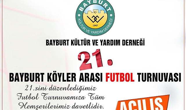 Köyler arası futbol turnuvası başlıyor