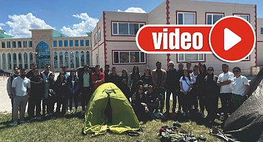 Öğrencilere kamp eğitimi