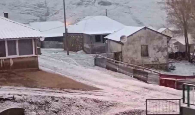 Balahor Yaylası'nda Mayıs ayında kar süprizi