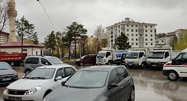 Bayburt genelinde yağmur etkili oluyor