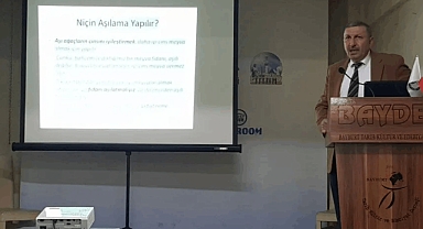 Hasan Kaymaz, ‘Meyve Ağacı Aşılama Teknikleri’ni anlattı