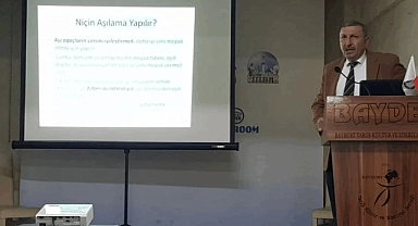 Hasan Kaymaz, ‘Meyve Ağacı Aşılama Teknikleri’ni anlattı