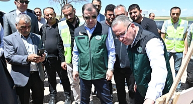 Kırklartepe barajı sulama borularına ilk kaynak vuruldu