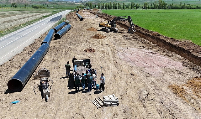 Kırklartepe Barajı sulama inşaatında çalışmalar devam ediyor