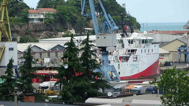 Barbaros 7 ayın ardından yeniden Trabzon'da