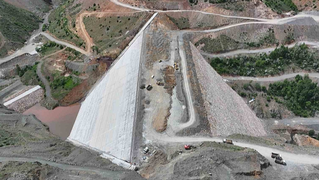 Erzincan Ballı Barajında geri sayım başladı