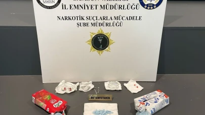 Samsun’da meyve suyu kutularında uyuşturucu hap ele geçirildi