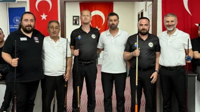 Bayburt Platin Bilardo Trabzon’da üçüncü oldu