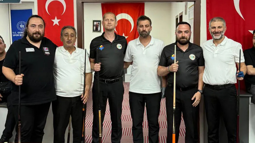 Bayburt Platin Bilardo Trabzon’da üçüncü oldu