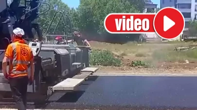 Arpalı’da asfalt çalışması