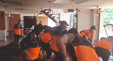 Bayburt AFAD ekipleri afet bölgesinde