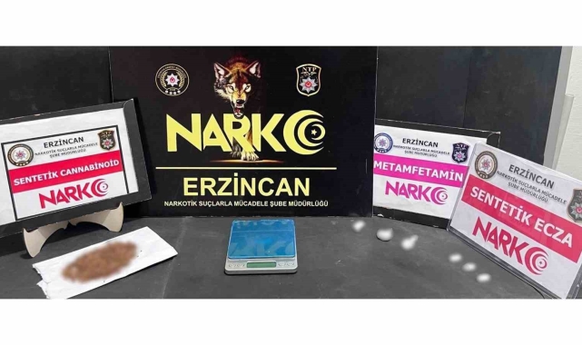 Erzincan'da uyuşturucu operasyonu