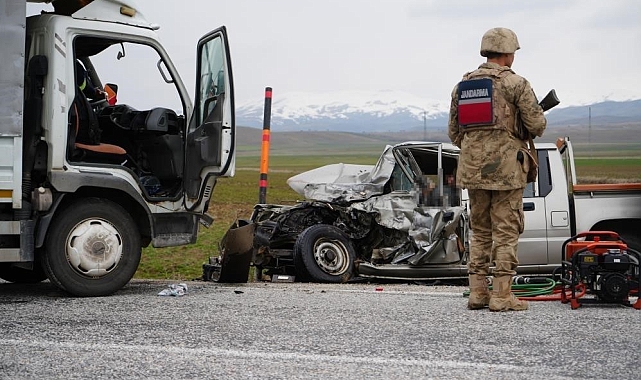 Erzurum'da jandarma bölgesinde 5 ayda 70 trafik kazası
