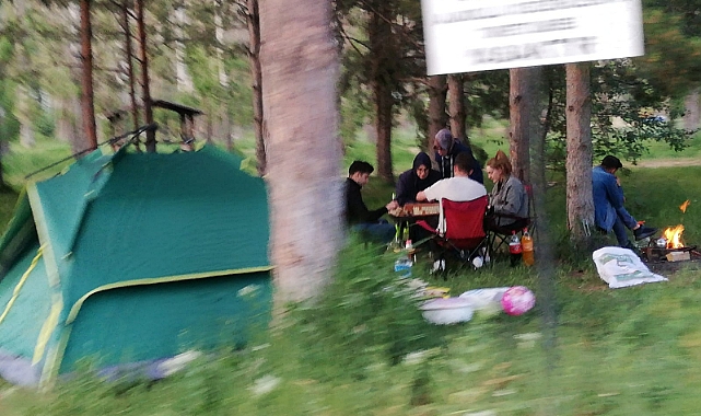Hafta sonu piknik alanları doldu