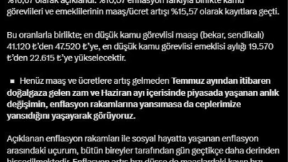 Memur-Sen Genel Başkanı Yalçın’dan "refah payı ve iyileştirme" talebi