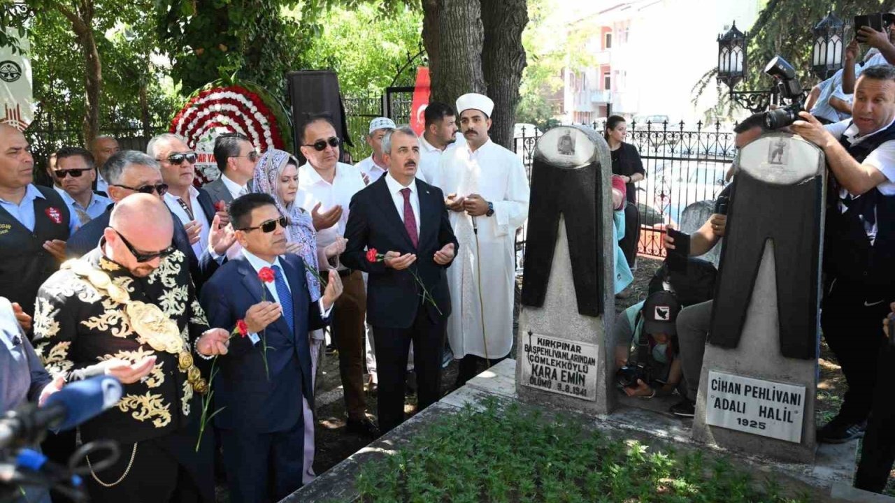 664. Tarihi Kırkpınar Yağlı Güreşleri Ağa Karşılama Töreni düzenlendi