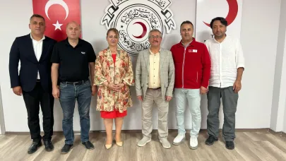 Bayburt Kızılay Şubesi’nin çalışmaları yerinde incelendi